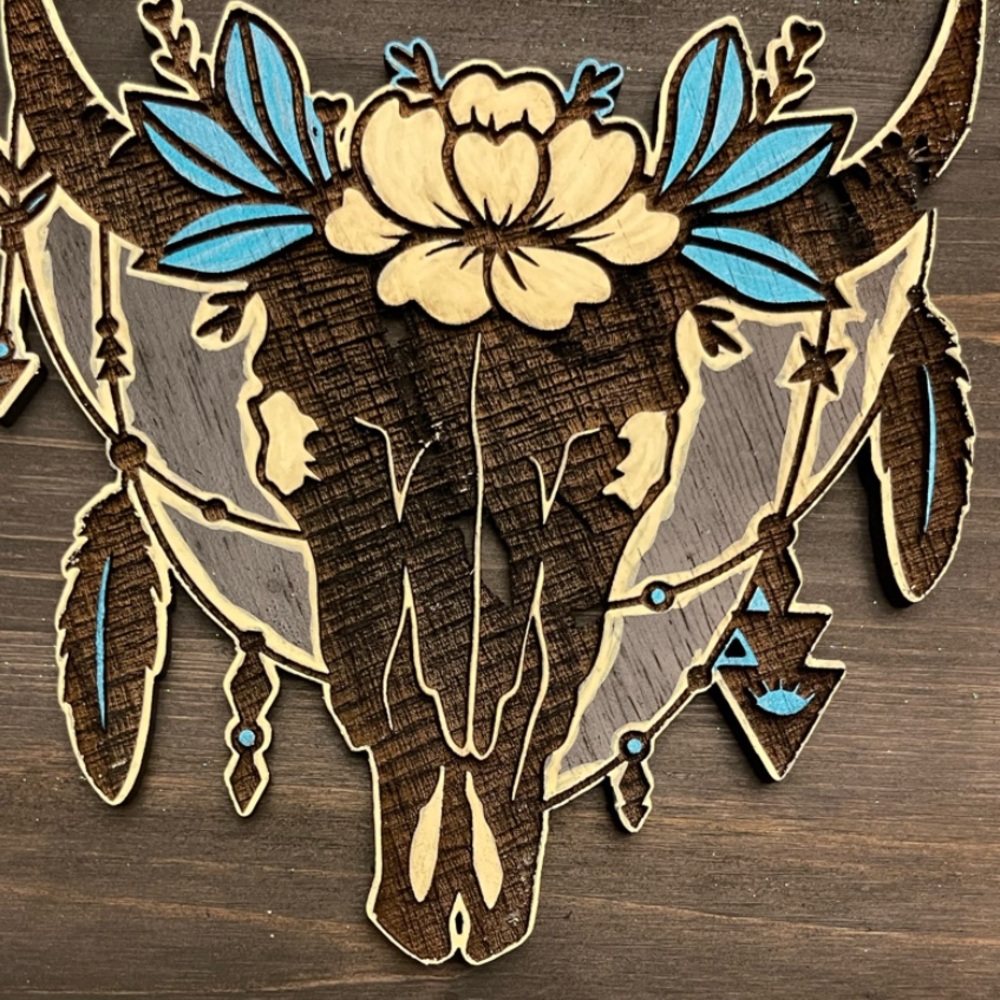 Yellowstone Montana handcrafted and handpainted art.